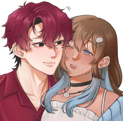 Bust Up | Sketch Colored